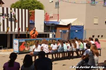 Espectáculo de aves exóticas de Paco Pluma en El Caracol (Foto Francisco Javier Santana)